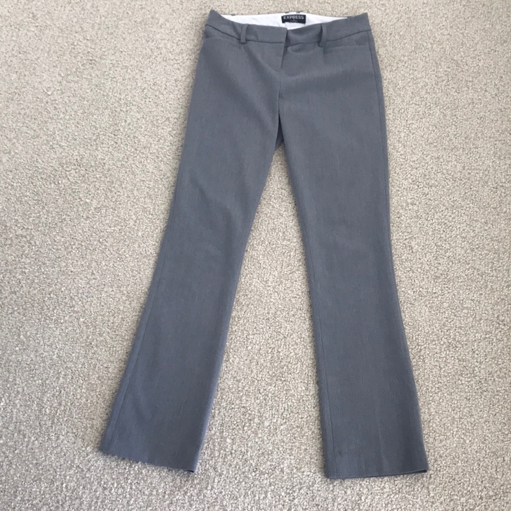 Express Columnist Work Pant 00 Gray